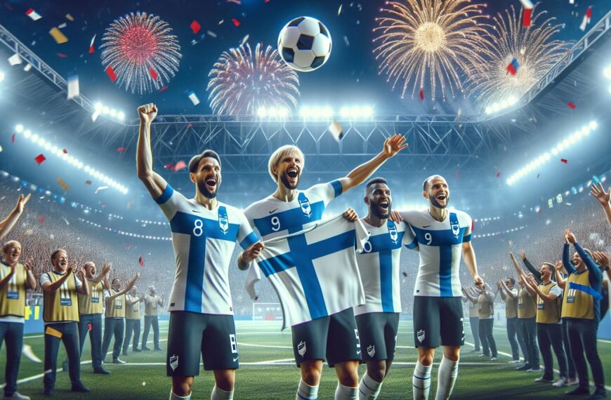 Huuhkajat juhlii voittoa Uuden-Seelannin FIFA Series -turnauksessa