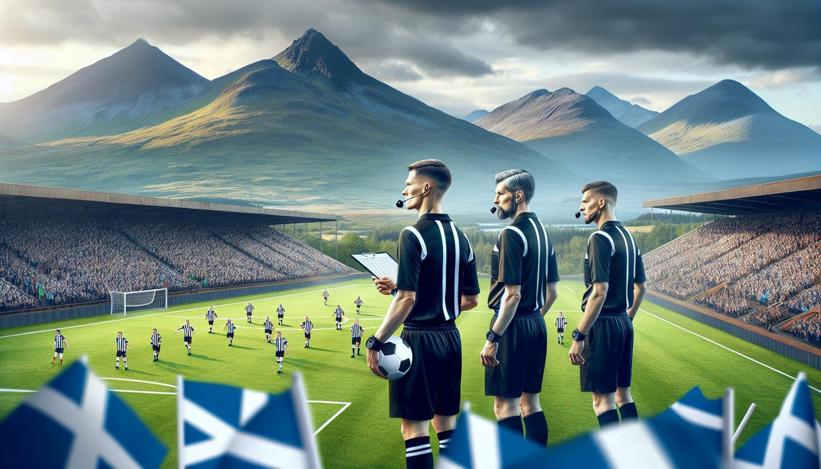 Suomalaiset erotuomarit johtavat Skotlannin ja Belgian välistä naisten jalkapallon MM-karsintaottelua Edinburghissa.