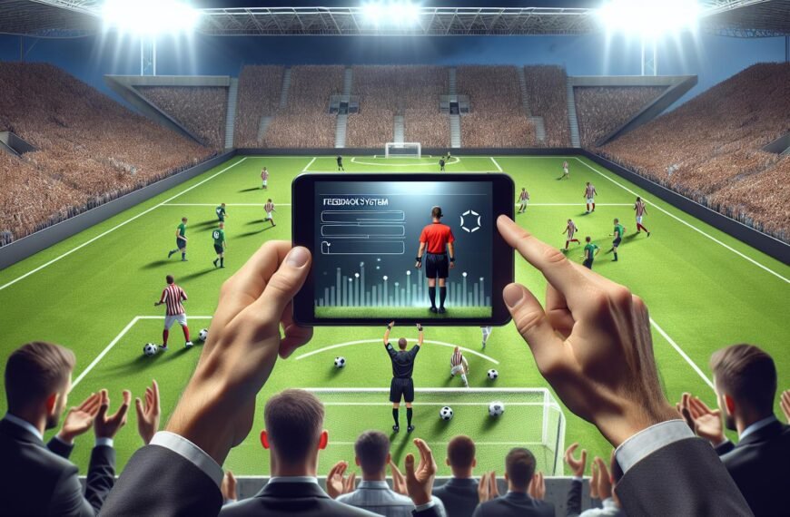 Tuomareiden Palautejärjestelmä jalkapallokaudella 2026, esitellen tuomarien ja joukkueiden välistä kommunikointia ja käyttäytymisen arviointia pelikentillä.