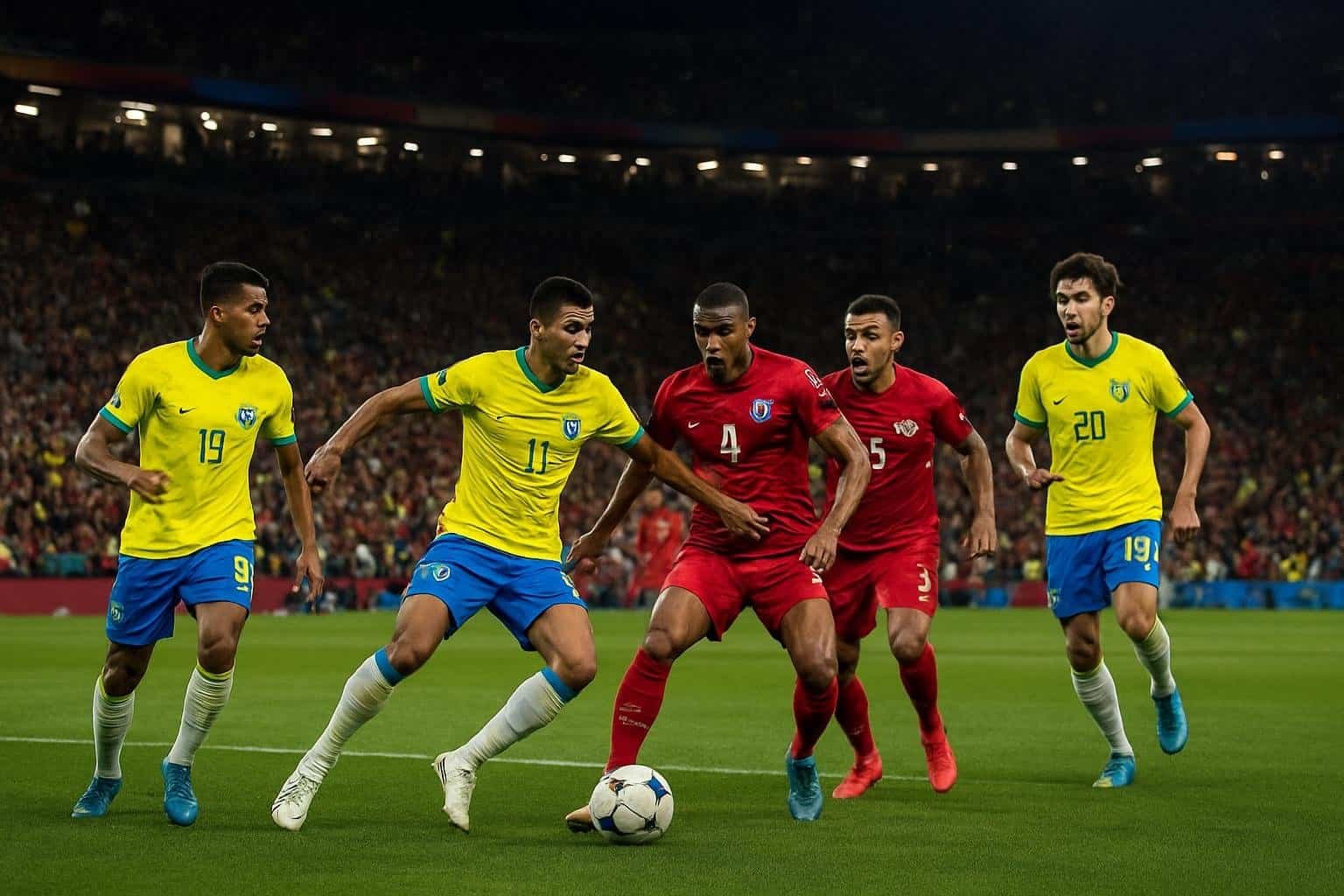 Brasilia ja Marokko pelaavat tasapelin jalkapallon vuoden 2026 MM-kisojen avausottelussa