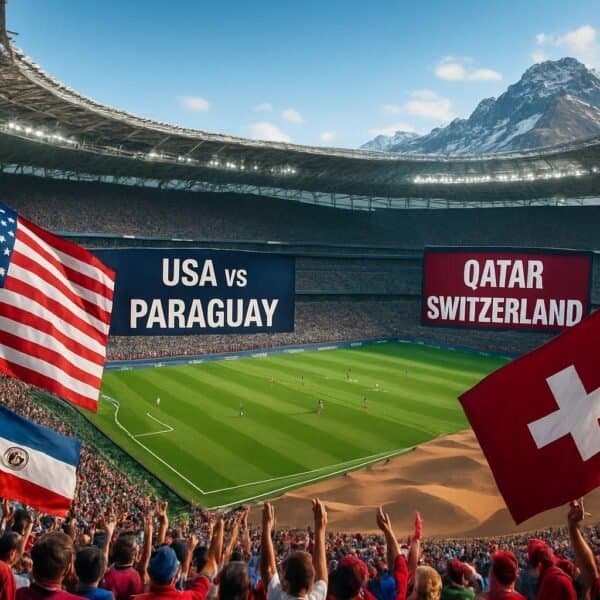 MM-kisat 2026: USA-Paraguay ja Qatar-Sveitsi – Otteluaikataulut ja TV-lähetykset